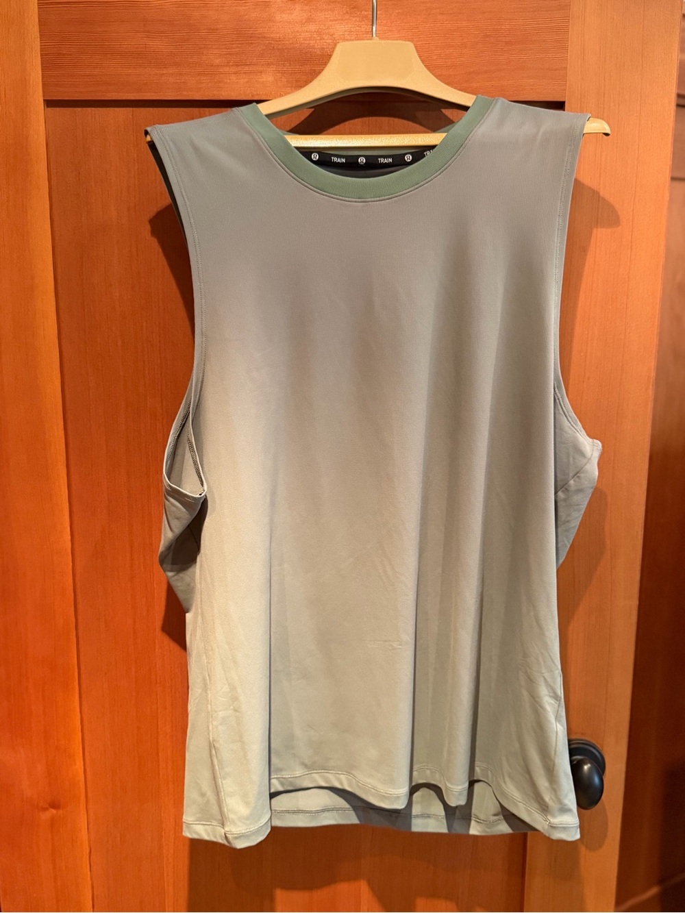 lululemon athletica Men's Sage Green Training Tank